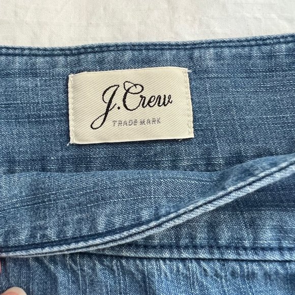 J Crew Buttoned Skirt Sz 6P - Picture 2 of 9